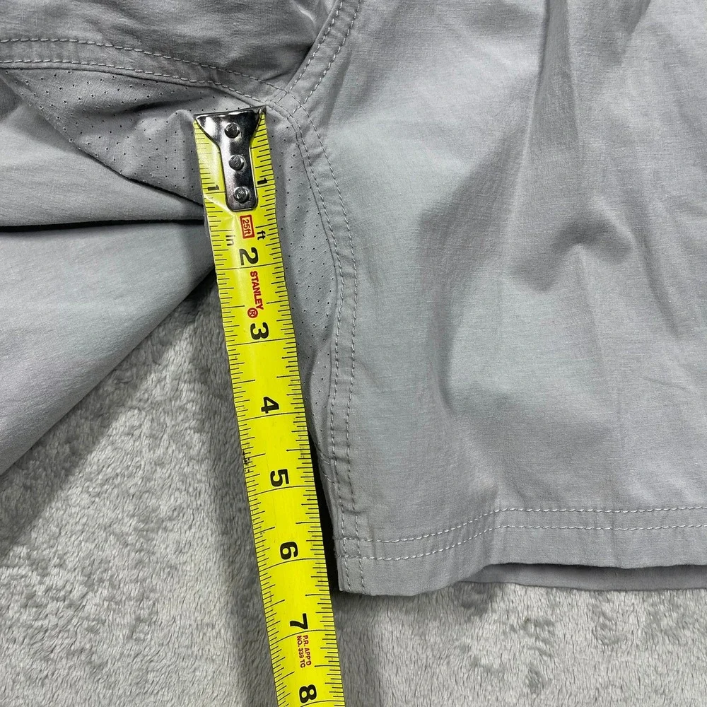 Huk Fishing Shorts Mens XL Grey Performance Utility Cargo Pocket